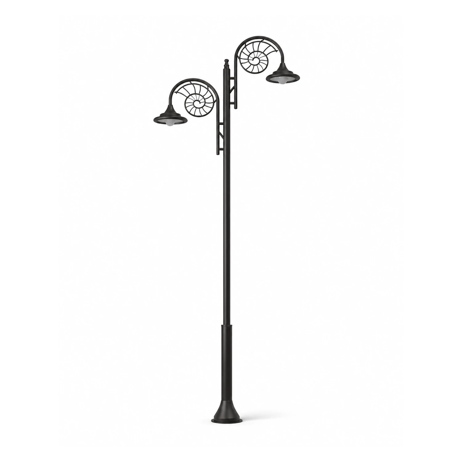 Vintage-classic-dual-urban-lighting-pole-art-1901-catalog