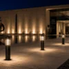 Aphrodisias bollard light ART-1516 in museum courtyard lighting application