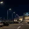 Aspendos urban lighting pole ART-1324 in shopping mall car park lighting application