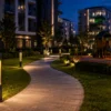 Didyma bollard light ART-1532 in residential complex garden lighting application