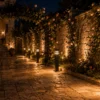 Euromos bollard light ART-1544 in historic mansion courtyard lighting application