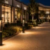Herakleia bollard light ART-1519 at shopping mall outdoor landscape lighting application
