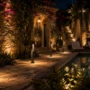 Hierapolis bollard light ART-1538 in boutique hotel garden lighting application
