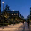 Sidyma urban lighting pole ART-1328 in office campus walkway lighting application