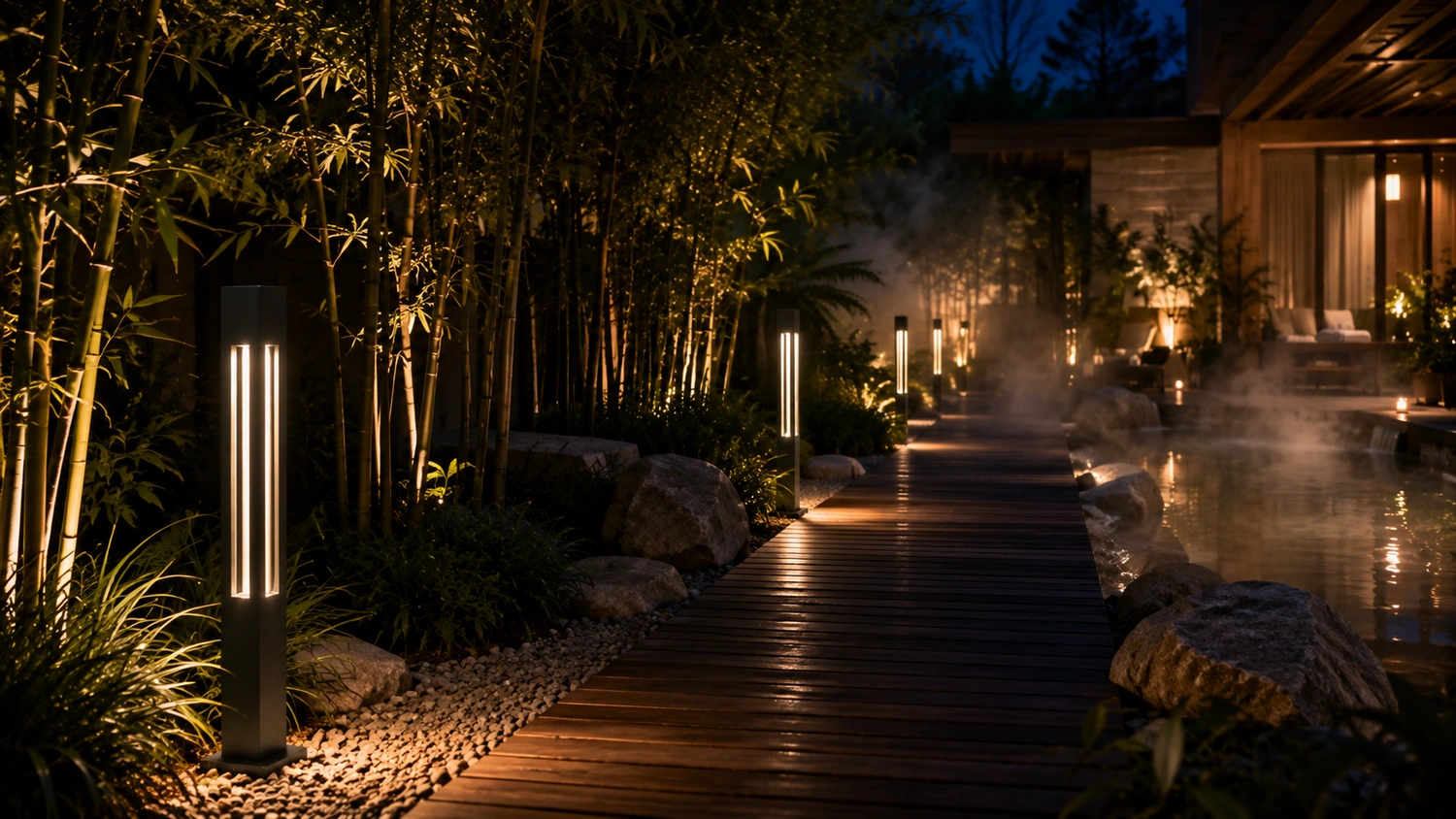 termessos-moderne-urban-bollard-art-1533-application-area Termessos bollard light ART 1533 — Artay aluminium LED bollard, installed on site