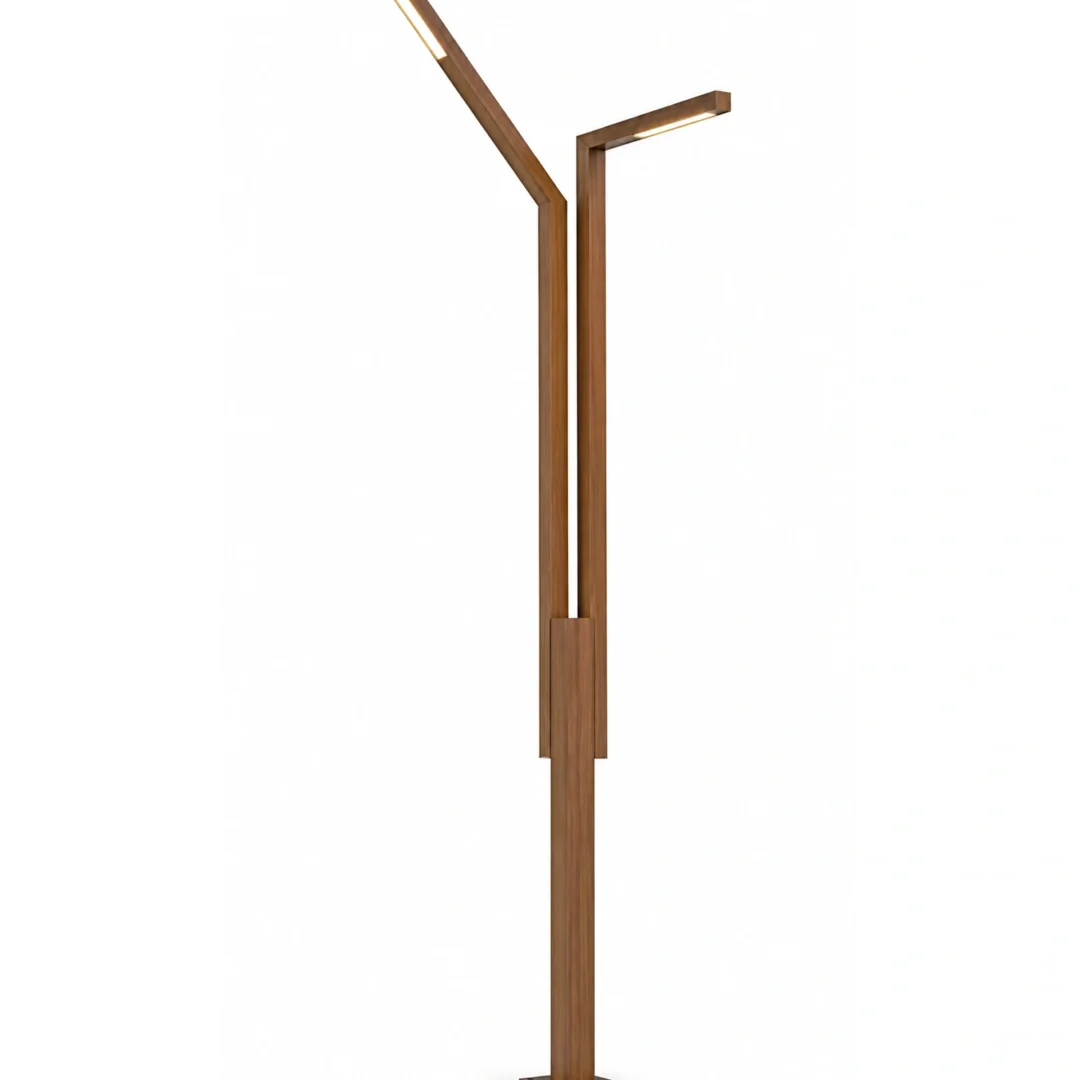 Vintage Classic Dual modern decorative urban lighting pole ART-1314